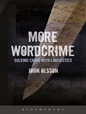 cover image of More Wordcrime